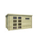  Outdoor Life Products | Tuinhuis Timian 380 x 230 | Geïmpregneerd | Olijfgroen 260863-01